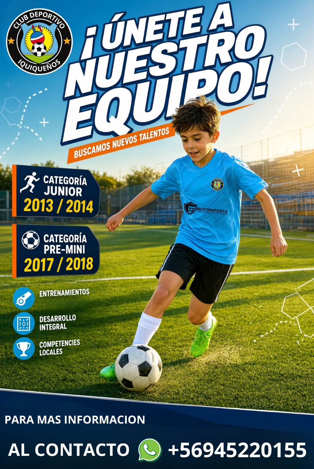 Aviso informativo 2 Club Deportivo Iquiqueños