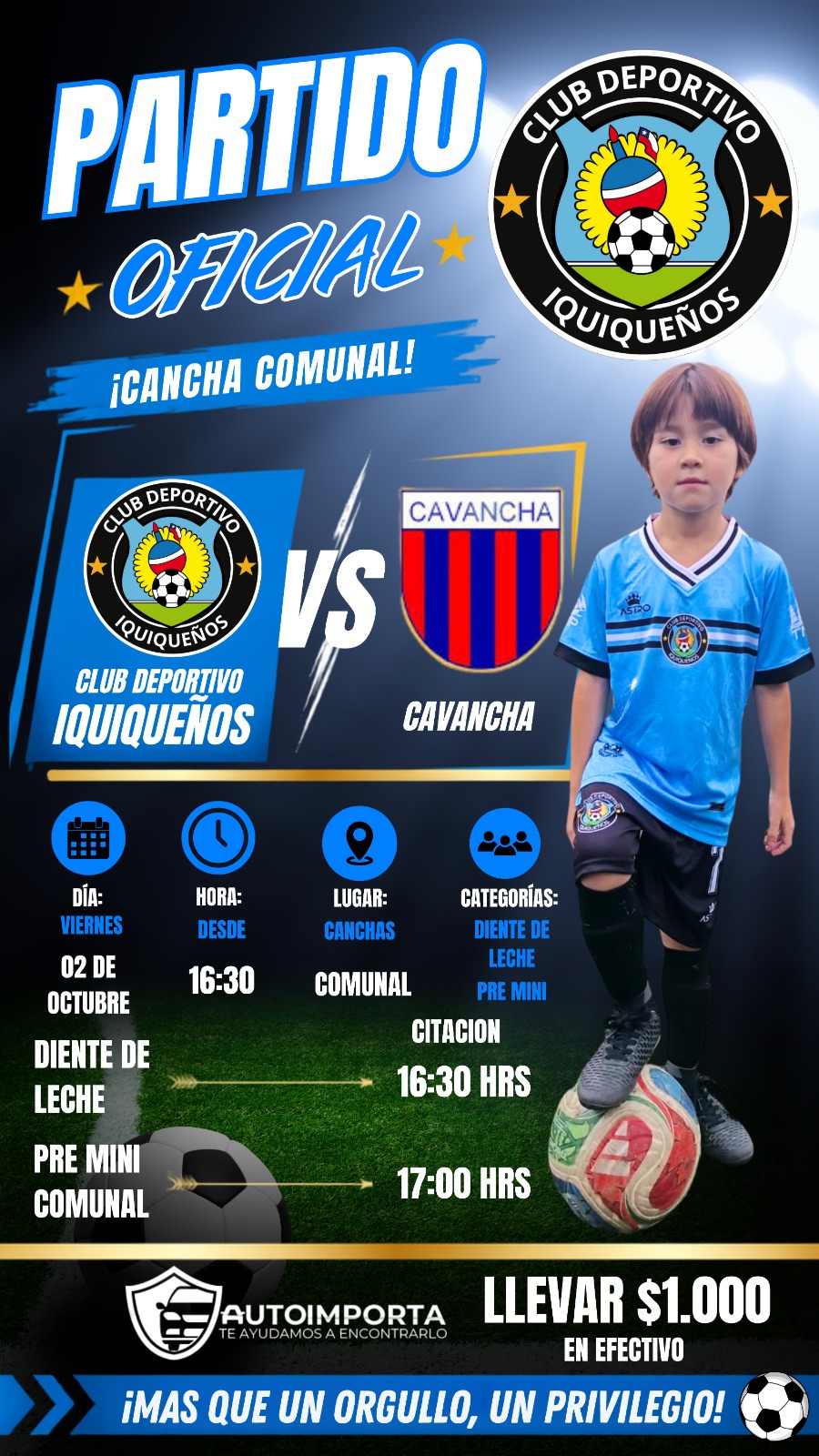 Aviso informativo 2 Club Deportivo Iquiqueños